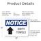 Signmission Dirty Towels (Up Arrow), 18 in W x Rectangle, Aluminum OS-2PACK-NS-A-1218-L-11045 - alternate 7